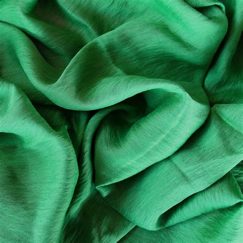 Emerald Viscose Fabric Natural Summer Fabric Green Rayon Etsy