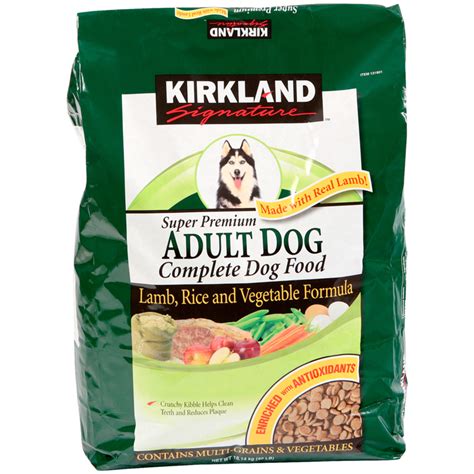 Kirkland Signature Super Premium Adult Complete Dog Food Lamb Rice