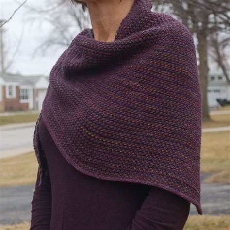 Triangle Shawl, Knit Triangle Shawl, Women's Shawl, Knit Shawl, Knit