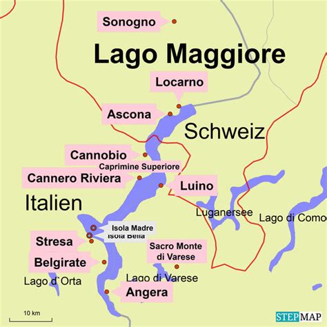 Cartina Lago Maggiore Con Paesi