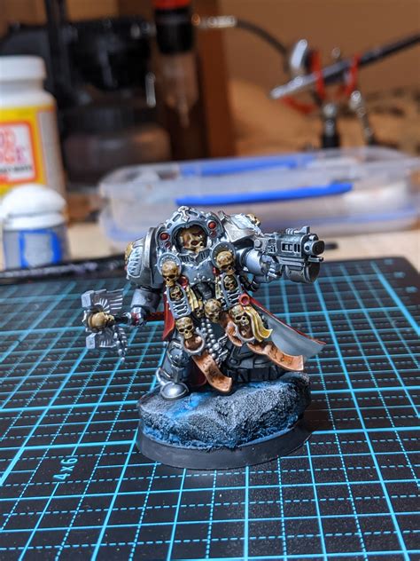 Grey Knights Chaplain Finished Rwarhammer40k