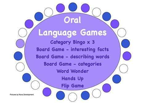 Oral Language Games Teach In A Box Oral Language Activities
