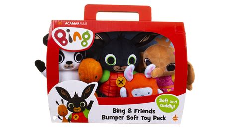 Bing And Friends Bumper Soft Toy Pack Golden Bear Toys
