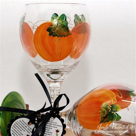 Pumpkin Wine Glass Pumpkin Wedding Pumpkin Wine Glass Etsy