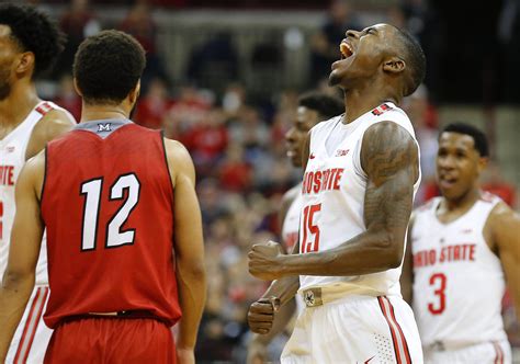 Ohio State Pulls Away To Beat In State Rival Miami 72 59 Ohio State Basketball Buckeyes