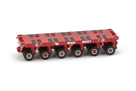 Quick mover with speeds of up to 20 km/h. Mammoet SPMT 6 Axle | IMC Models