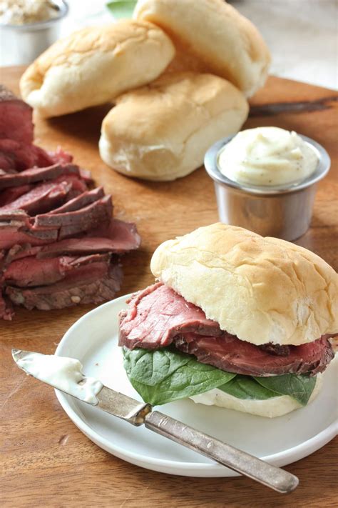Position a rack in the impressive and delicious! Recipe: Beef Tenderloin Sliders with Horseradish Sauce | Kitchn