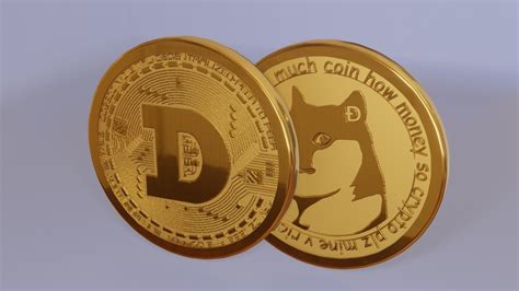 3d Model Lowpoly Dogecoin Model Vr Ar Low Poly Cgtrader