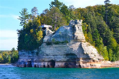 Miners Castle On Lake Superior Stock Image Image Of Lakes Landscape