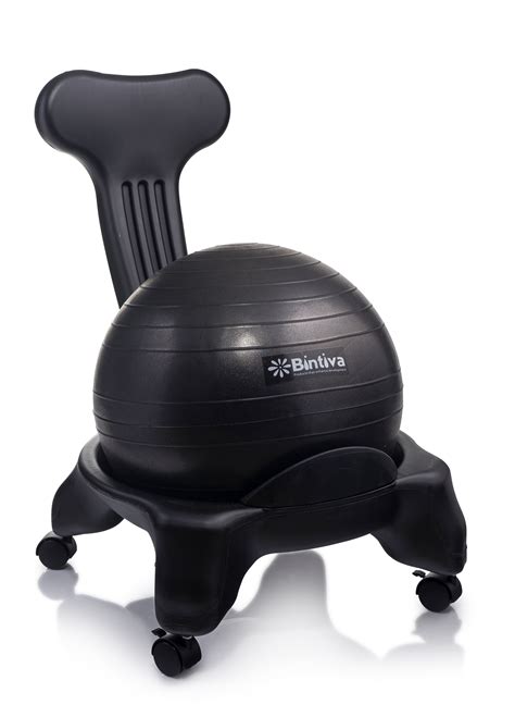 Exercise Ball Chair For Home And Office Includes Free Pump And Wheels