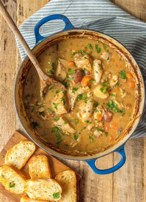 White Wine Chicken Stew Recipe Video The Cookie Rookie