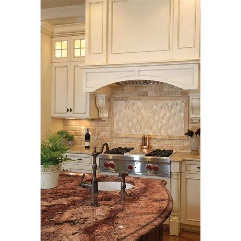 All beige tile backsplashes can be shipped to you at home. MSI Tuscany Ivory 12 in. x 12 in. x 10 mm Honed Beveled ...