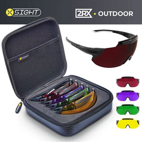 X Sight 2rx Shooting Glasses Outdoor Set With 5 Lenses