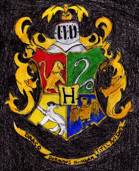Hogwarts Crest By Dar1989 On Deviantart