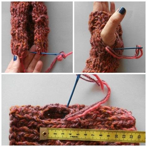 Hazlo T Mism Mitones De Lana Fingerless Gloves Knitted Pattern