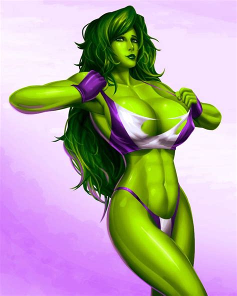 She Hulk By Svoidist On Deviantart Shehulk Hulk Savage She Hulk