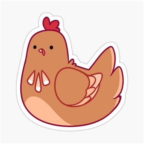 Chibi Chicken Stickers Redbubble