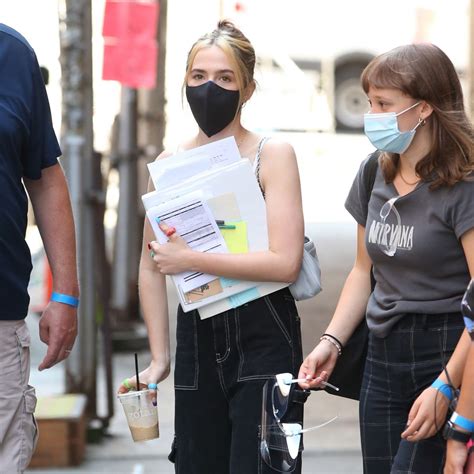 ZOEY DEUTCH On The Set Of Not Ok In New York HawtCelebs