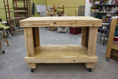 A small folding table or card table make great picnic tables for spending time outside and are perfect for family game nights or puzzle work. Clay Club: Hand Built Studio Work Tables Available