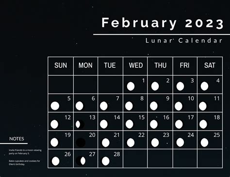 Lunar Calendar October 2023 In Illustrator Eps  Excel Word Svg