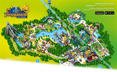 Overslaan en naar de inhoud gaan. Plattegrond (zomer 2014) - Plopsaland De Panne | Plopsa Fans
