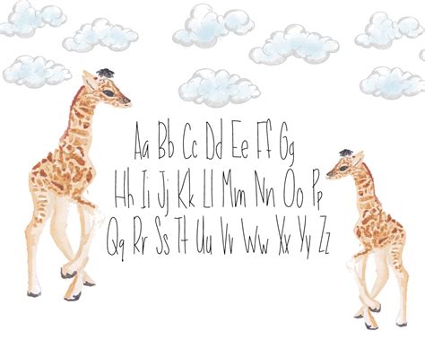 Giraffe Font Long And Thin Font Ttf And Otf Font Download Handwritten Digital Font Etsy