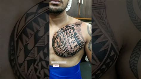 Polynesian Tattoo Design Chest Orval Mccullough