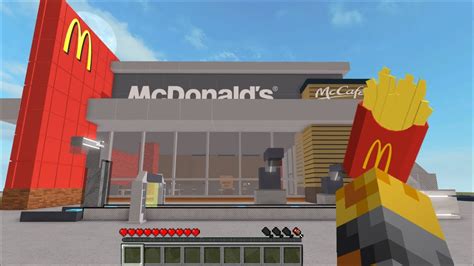 How To Build Mcdonalds In Minecraft