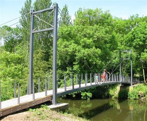 42m Cable Stayed Walkway Attingham Park National Trust Cts Bridges