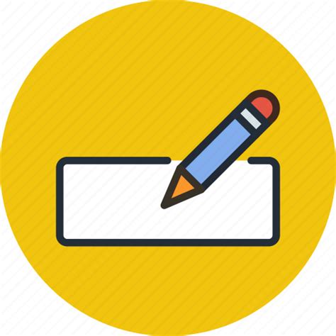 Edit Fill Form Pencil Write Icon Download On Iconfinder