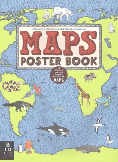 Maps Poster Book Paperback By Mizielinski Aleksandra Mizielinski