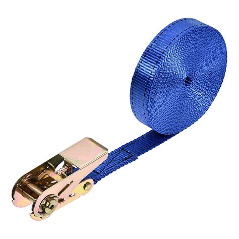 Lashing Strap 8m X 25mm Cargo Tie Down Strap With Ratchet Buckle Up To