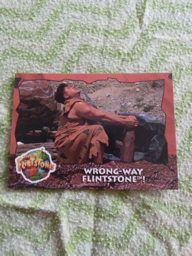 Free 1993 Topps The Flintstones Wrong Way Flintstone 80 Card Amazing Lk Trading Card