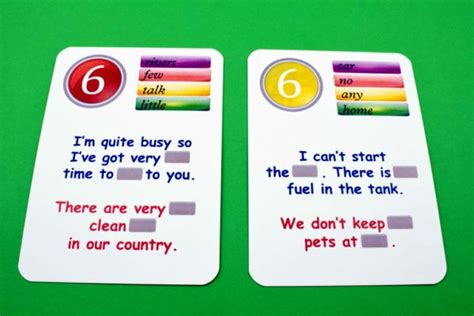 Fun Card English Countable And Uncountable Nouns Gry Do Nauki Języka