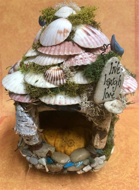 Fairy House Handmade One Of A Kind Etsy Fairy Garden Crafts Fairy