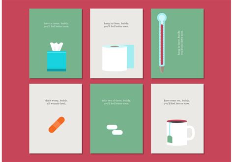 Choose from hundreds of templates, add photos and your own message. Get Well Soon Cards Free Vector - Download Free Vectors ...