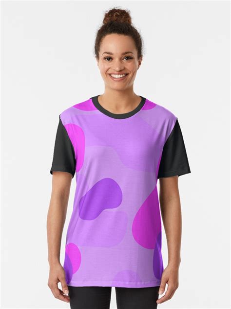 Purple And Pink Camo Blobs T Shirt For Sale By Annahasart Redbubble