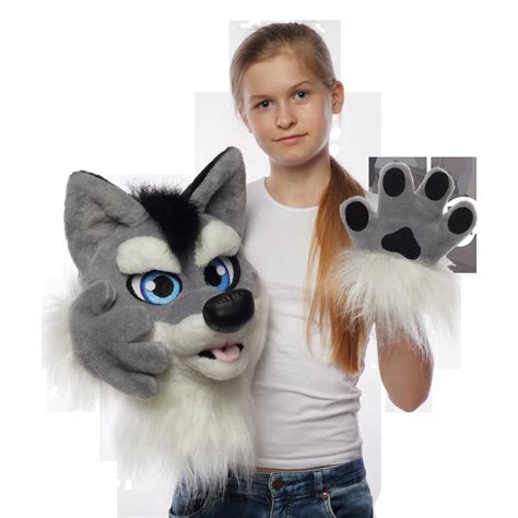 Grey Wolf 1 Fursuit Fursuit Head Wolf Fursuit Kids For Etsy