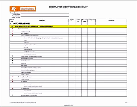 10 Excel Checklist Templates Excel Templates