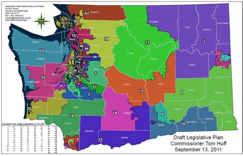 Wa Redistricting House Republican Commissioner Maps The Northwest