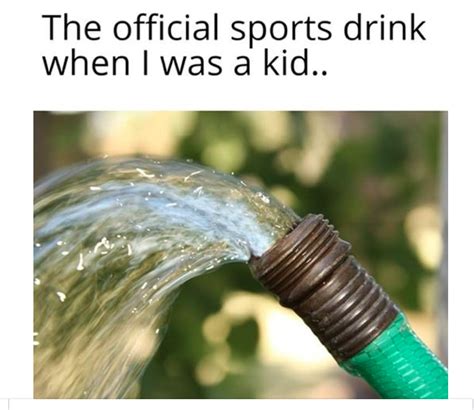 Drinking Water From The Garden Hose