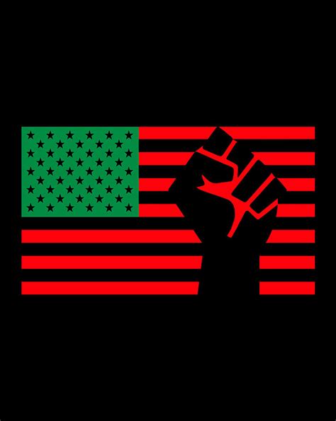 Black Lives Matter Pan African American Unia Flag Juneteenth Digital