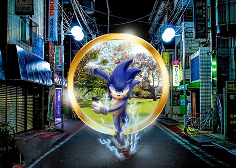 Sonic The Hedgehogart Running Wallpaperhd Movies Wallpapers4k