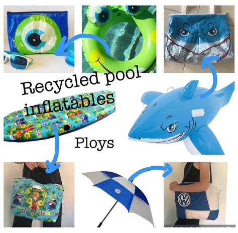 The Recycling Process From Discarded Pool Inflatable To Unique Bag Ploys