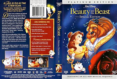 Walt Disney Characters Photo Walt Disney Dvd Covers Beauty And The