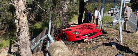 Ferrari F40 Crashed In Australia Was Uninsured On Final Drive Before
