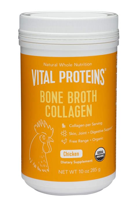 Amazon Com VITAL PROTEINS Organic Beef Bone Broth 10 OZ Health