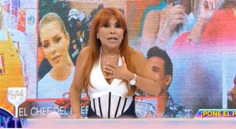 Magaly Medina Parcha A Su Productor Patrick Llamo En Vivo Parece