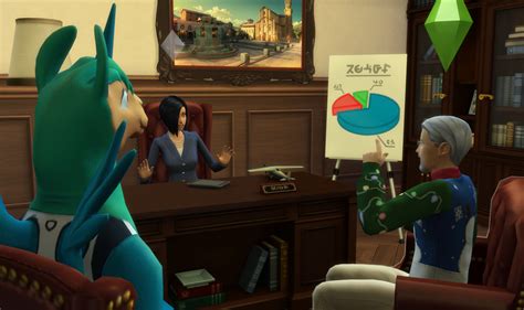 Nueva Captura De La Actualización De Profesiones De Los Sims 4 Sims