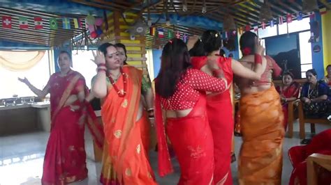 Nepali Teej Dance Masti 031 Youtube